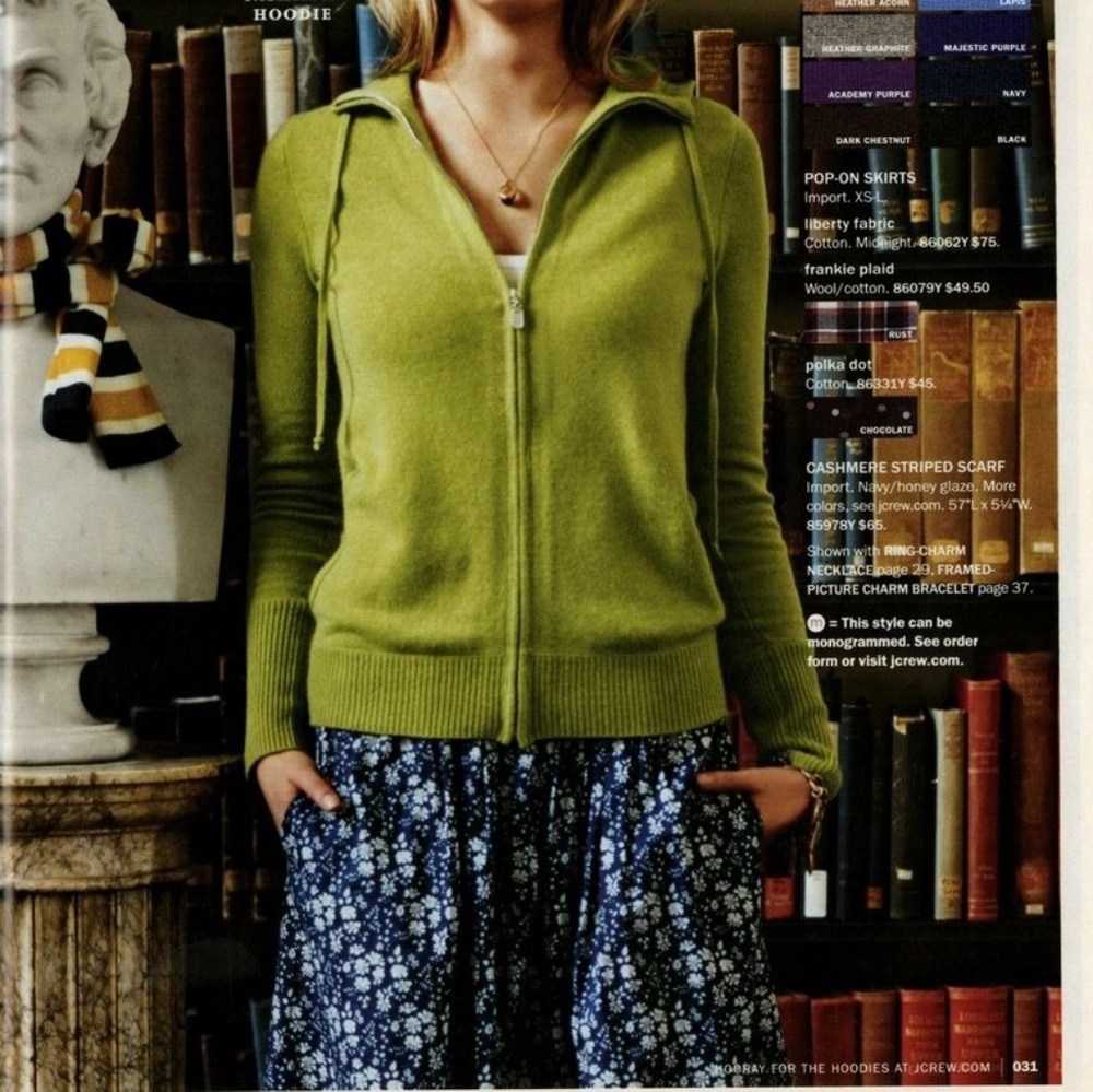 J. Crew Liberty Print Pull On Skirt Fall 2007